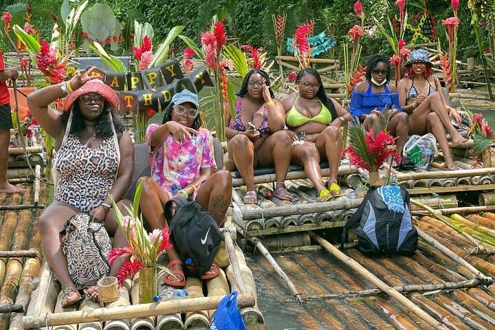 Martha Brae Bamboo Rafting & Limestone Foot Massage - Montego Bay River Tour