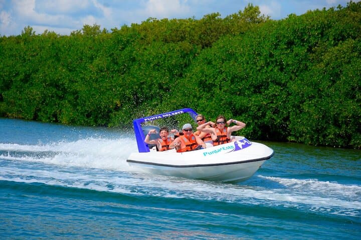 Puerto Maya Jungle Tour — Snorkel, Speedboat & Mayan Ceremony in Cancun