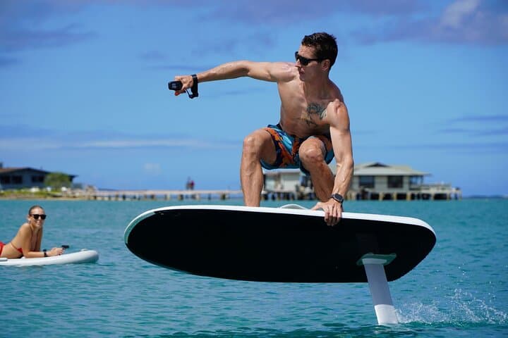 Learn to eFoil Near Waikiki: Premium Lessons at Sand Island photo 1