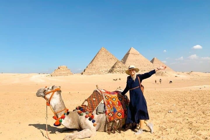 Half-Day Giza Plateau Tour: Pyramids, Sphinx & Camel Ride