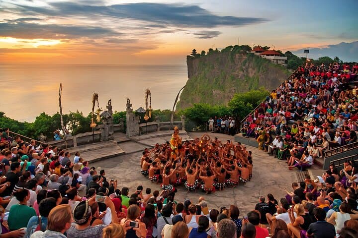 Full-Day Ubud to Uluwatu: Waterfalls, Monkey Forest, Beach & Kecak Fire Dance