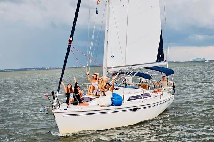 Charleston Private Yacht Charter: BYOB Harbor Cruise & Dolphin Sightings photo 2