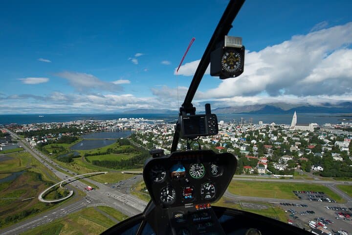 Reykjavik Helicopter Tour: Overfly Reykjanes Volcanoes & Lava Fields photo 4