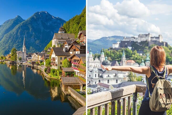 Hallstatt to Salzburg: Private Day Tour with Austrian Lunch