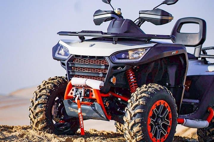 Half-Day Doha Desert Safari — Sunrise & Sunset Dune Bashing, Sandboarding and Camel Ride photo 5