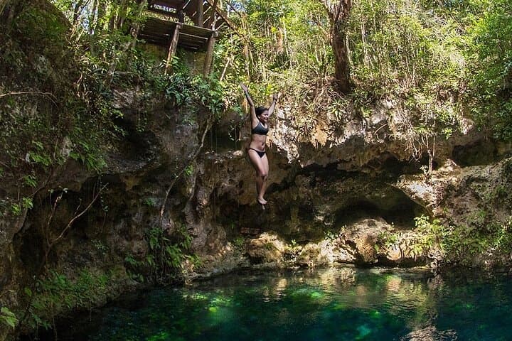 Zapote Cenotes Adventure: Zip Lines, Caverns & Swimming on Ruta de los Cenotes photo 5