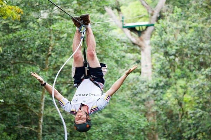 Jinja Adrenaline: Griffin Falls Zipline & Grade 5 Nile Rafting Day Trip
