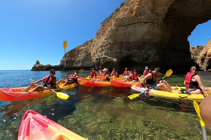 Private Boat & Kayak Snorkel Tour in Alvor — Caves, Reefs and Hidden Beaches photo 5