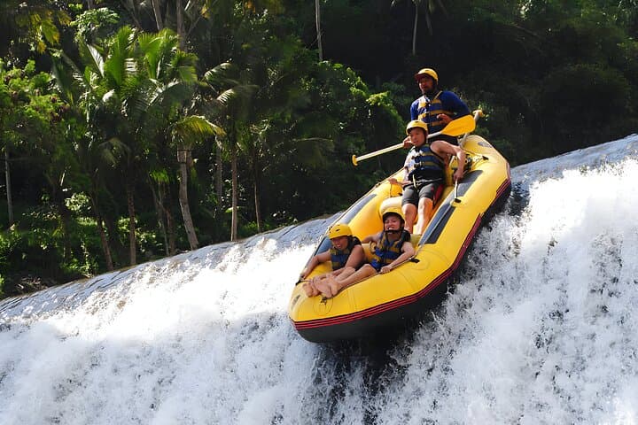 Telaga Waja White Water Rafting, Bali — 18km River Run Through Rainforest & Rice Fields
