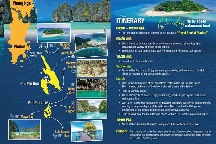 Phi Phi & Bamboo Islands Luxury Catamaran Day Trip from Phuket photo 3