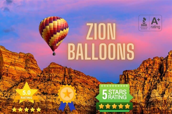 St. George Hot Air Balloon Ride Over Southern Utah Red Rocks