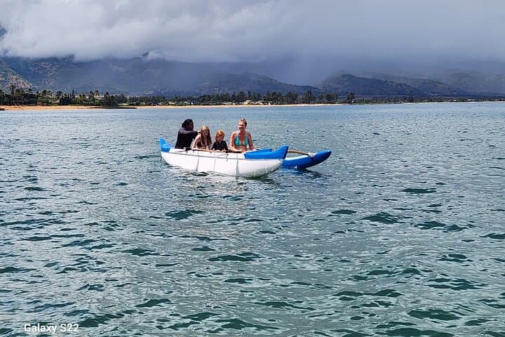 North Shore Outrigger Canoe and Turtle Snorkel — Haleiwa Private Tour photo 3