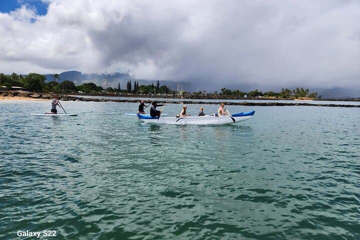 North Shore Outrigger Canoe and Turtle Snorkel — Haleiwa Private Tour photo 6