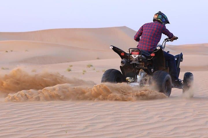 Dubai Desert Quad Bike Tour with Pickup — 1-Hour ATV Safari photo 1