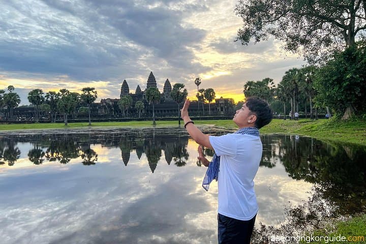 Sunrise at Angkor Wat and Kulen Waterfall: 2-Day Guided Tour with Picnic photo 1