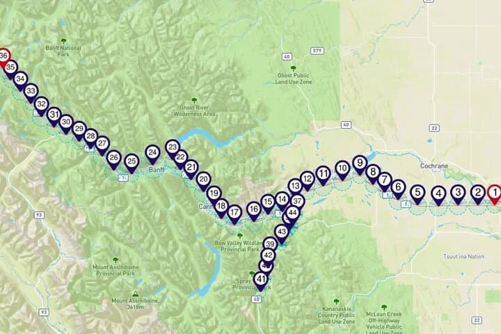 Self-Guided Audio Driving Tour: Lake Louise to Calgary — Banff, Moraine Lake & Rocky Foothills photo 3