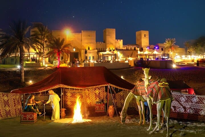 Royal Desert Fortress Dinner: Luxury Arabian Evening in Dubai's Dunes