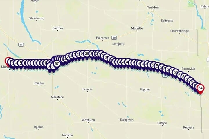 Self-Guided Smartphone Driving Tour: Moose Jaw to Manitoba via Regina photo 3