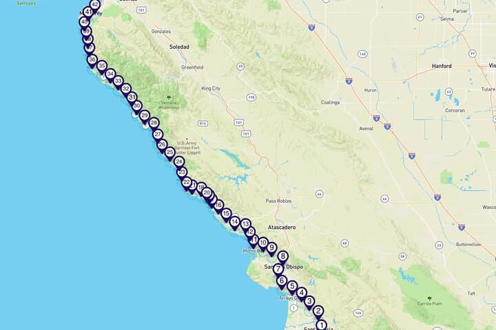 Big Sur Audio Driving Tour: Santa Maria to Monterey Road-Trip Guide photo 3