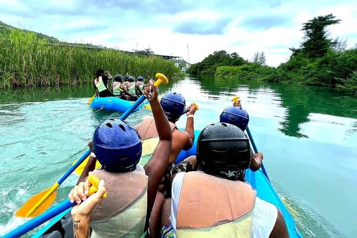 Rio Bueno River Rapids: Jungle Tubing & Kayak Adventure from Montego Bay