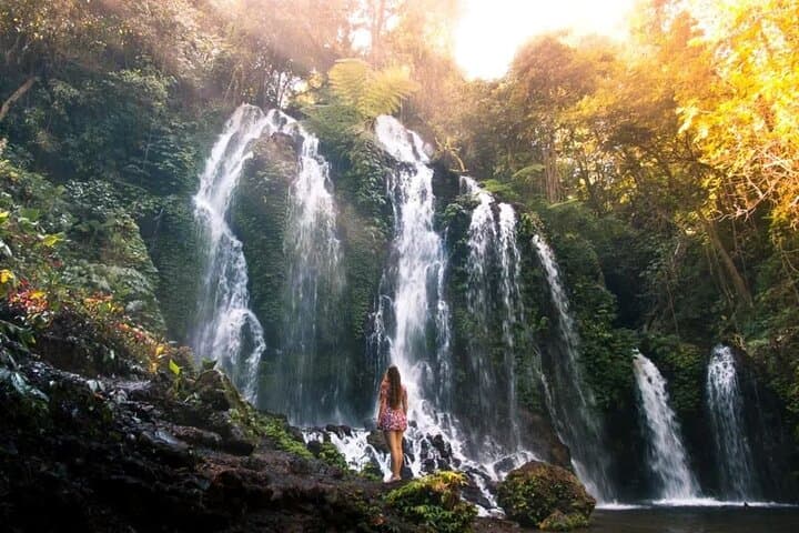 Banyumala Waterfall and Bedugul Highlands Tour — Twin Lakes, Temple & Trek