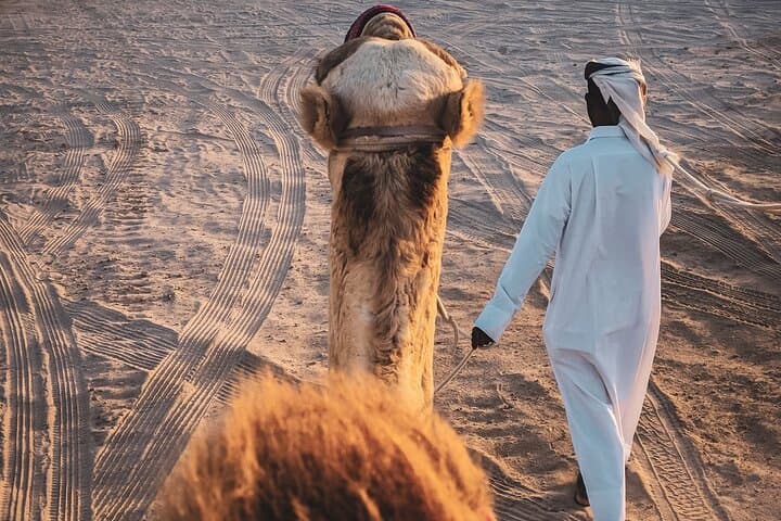 Doha Night Desert Safari: Private Dune Bashing & Camel Ride Experience photo 3
