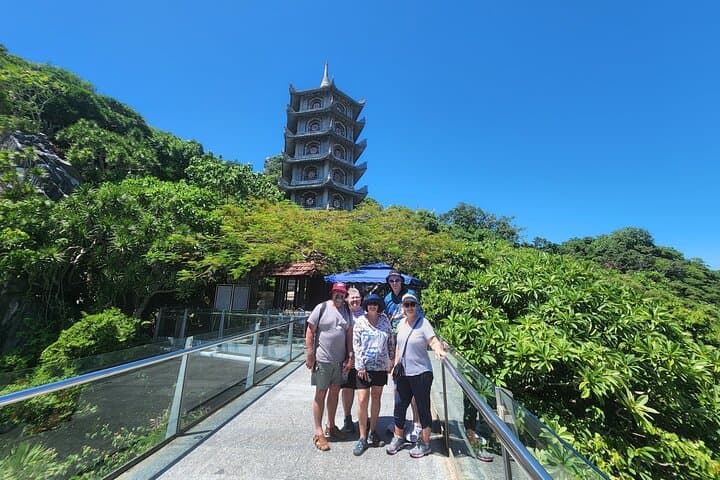 Marble Mountains, Lady Buddha & Son Tra Monkey Mountain Private Car Tour — Da Nang