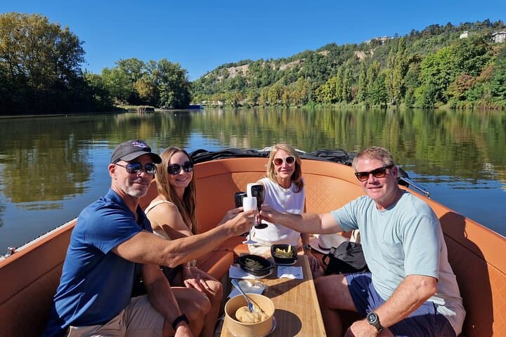 Prague Private Boat Tour: 4-Hour Vltava River Cruise Through City & Suburbs