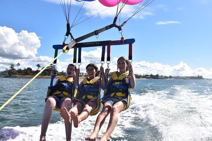 Soar Above Caribbean Waters: Private Parasailing & Shopping in Montego Bay photo 6