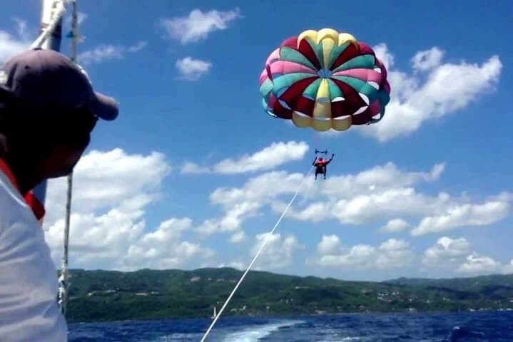 Soar Above Caribbean Waters: Private Parasailing & Shopping in Montego Bay photo 3