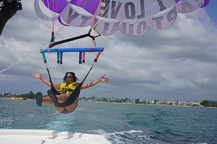 Soar Above Caribbean Waters: Private Parasailing & Shopping in Montego Bay photo 5