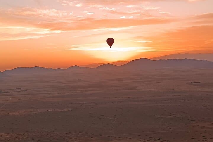 Dawn Hot-Air Balloon Over Marrakech Palm Grove: Atlas Views & Breakfast
