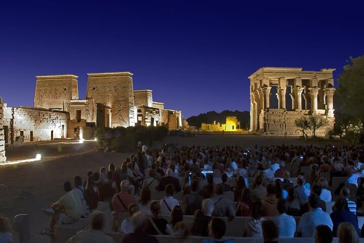 Philae Temple Sound and Light Show — Evening at Isis's Sanctuary