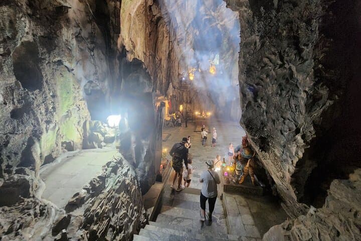 Jeep Tour Marble Mountains & Am Phu Cave to Monkey Mountain (Da Nang) photo 6