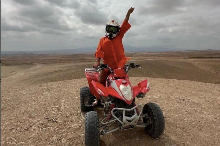 Agafay Desert Quad Biking & Camel Ride from Marrakech with Berber Dinner