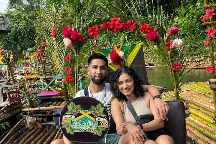 Lethe River Bamboo Rafting and Montego Bay Party Catamaran Cruise