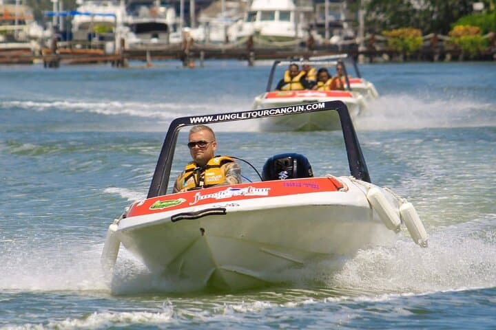 Drive a Speedboat Through Nichupté Lagoon and Snorkel Cancun Reefs photo 2