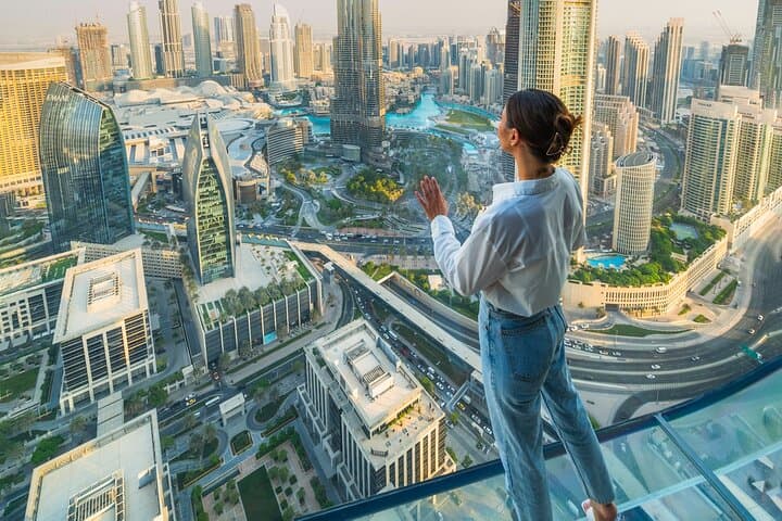 Sky Views Dubai: Glass Slide & Edge Walk at Address Sky View Hotel photo 3