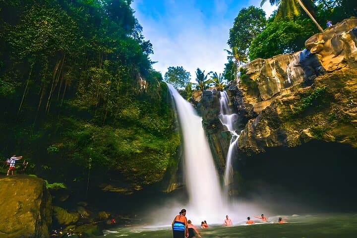 Ubud Waterfall & Rice-Terrace Half-Day: Tegenungan, Tegalalang & Monkey Forest