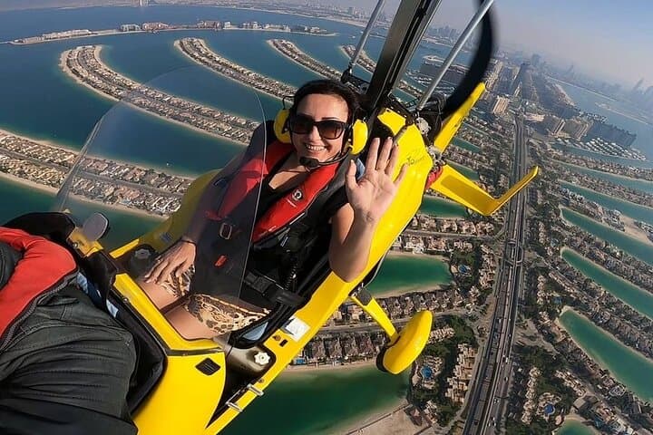 Dubai Gyrocopter Flight: 20-Minute Private Aerial Tour Over Palm Jumeirah photo 2