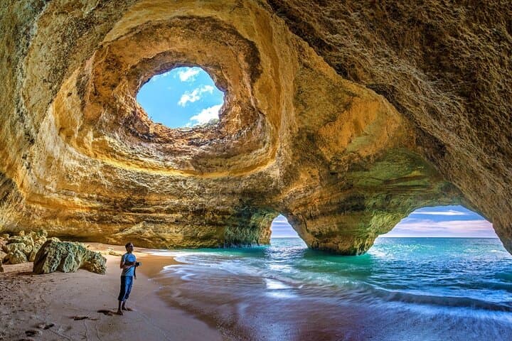 Algarve Private Day Tour from Lisbon — Benagil Sea Cave, Ria Formosa & Vilamoura