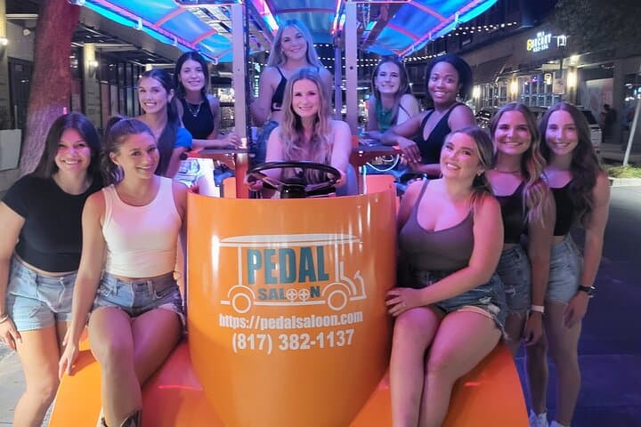 Fort Worth West 7th Pedal Saloon: 2-Hour Mixer Tour Guide