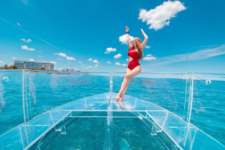 Clear-Boat Adventure to Cozumel Shipwrecks and North Reef Snorkel