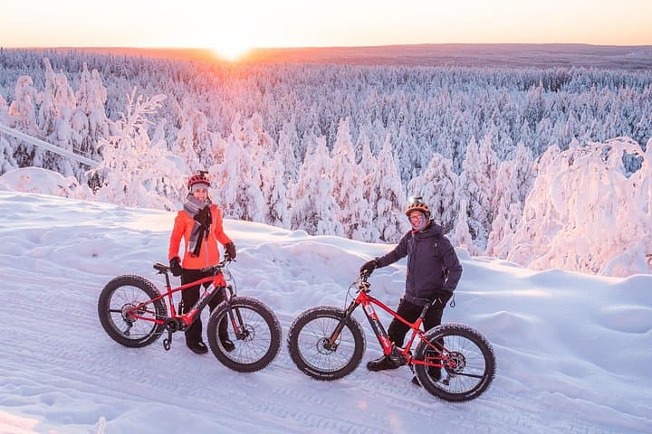 Electric Fat-Bike Winter Tour on Ounasvaara — Rovaniemi Arctic Trails