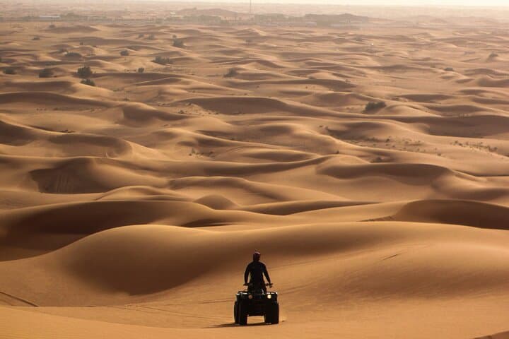 Mleiha Desert Quad-Biking: 2-Person Quad Tour Near Fossil Rock (UAE)