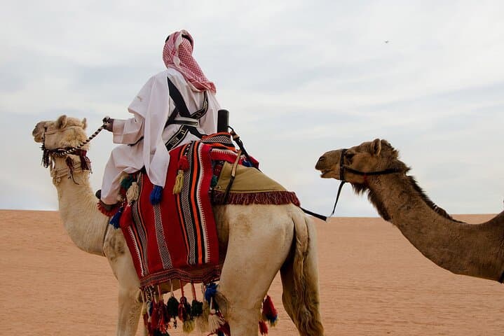 Private Desert Safari in Al Thumama Desert North Riyadh — Quad Biking, Camel Ride & Bedouin Camp