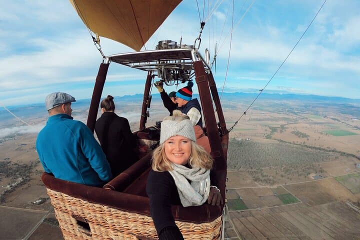 Hot Air Balloon Over Luxor: Sunrise Flight Above Ancient Thebes
