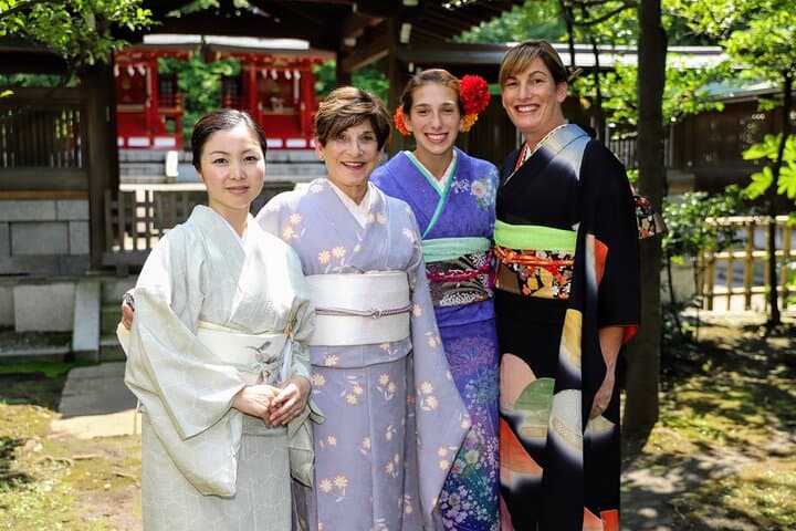Classic Kimono Experience in Tokyo: Silk Kimono Rental, Dressing & Photo Shoot photo 3