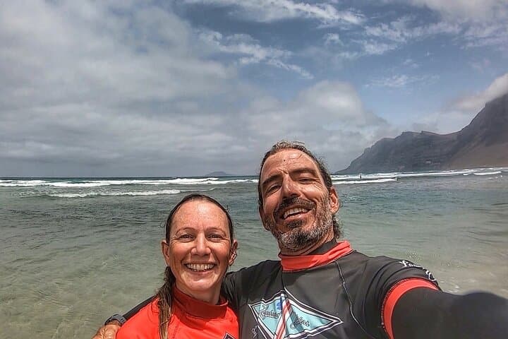 Longboard Private Surf Lessons in Caleta de Famara, Lanzarote
