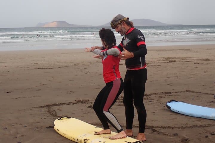 Longboard Private Surf Lessons in Caleta de Famara, Lanzarote photo 3